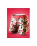Boxer Long Loic Henry Microfibre Imprimé Tropical