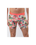 Boxer Long Loic Henry Microfibre Imprimé Tropical