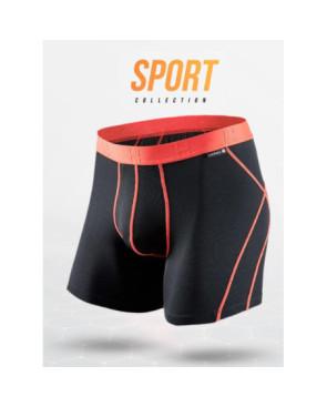 BOXER-Loic-Henry-Microfibre-Sport-Noir-micro-aeré-plat