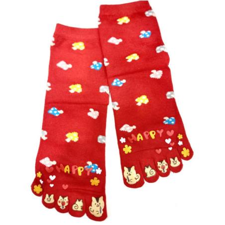 Chaussettes 5 doigts Happy Champi