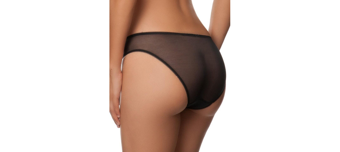 Lingerie empreinte Appoline noir dos