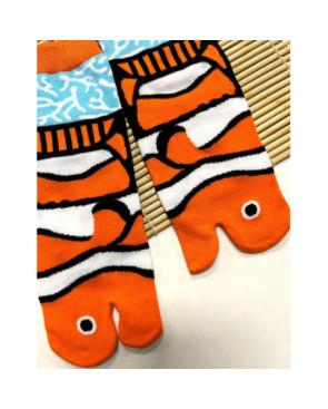 Chaussettes Japonaises Tabis Nemo Poisson Clown
