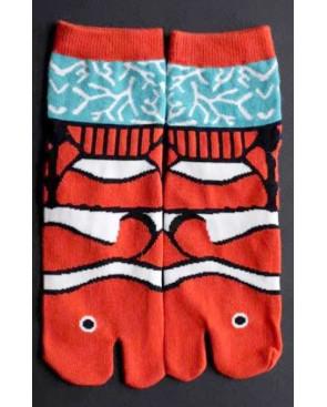  chaussettes-tabis-japonaises-nemo-poisson-clown-détail