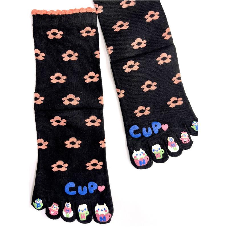 Chaussettes 5 Doigts Sweet Pets Flowers