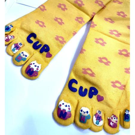 Chaussettes 5 Doigts Sweet Pets Flowers