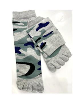 Chaussettes 5 Doigts Tendance Camouflage