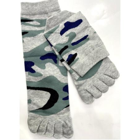 Chaussettes 5 Doigts Tendance Camouflage
