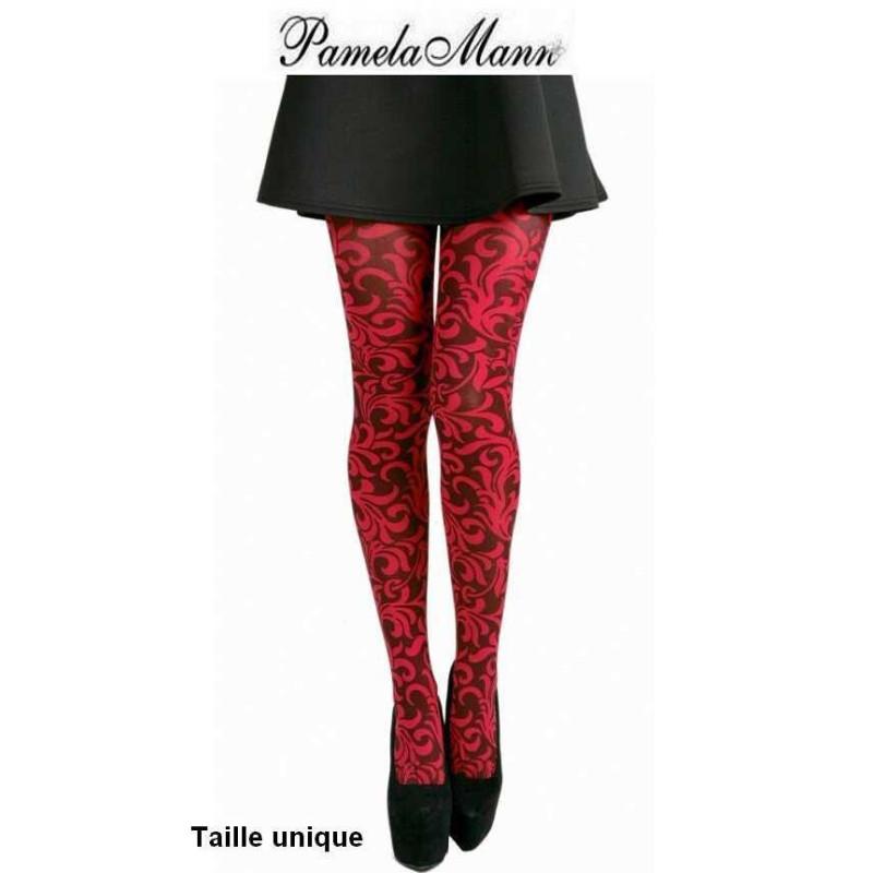 collant imprimé Henné rouge Pamela Mannn