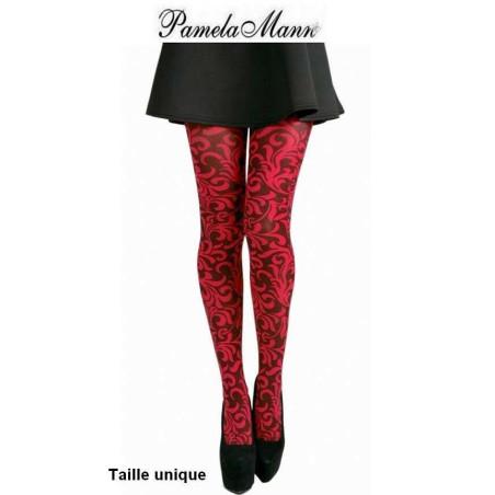 collant imprimé Henné rouge Pamela Mannn
