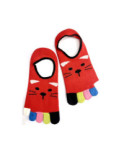 Socquette Invisible 5 doigts Chats moustache