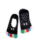Socquettes invisibles 5 Doigts Plumetis Sourire