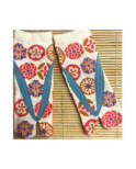 Chaussettes Japonaises Tabis Anémones fleuries