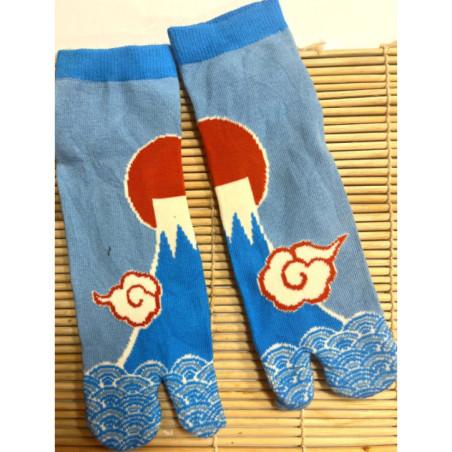 Chaussettes-tabis-coton-fuji-soleil-rouge