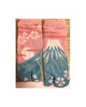 Chaussettes Japonaises Tabis Fuji soleil couchant