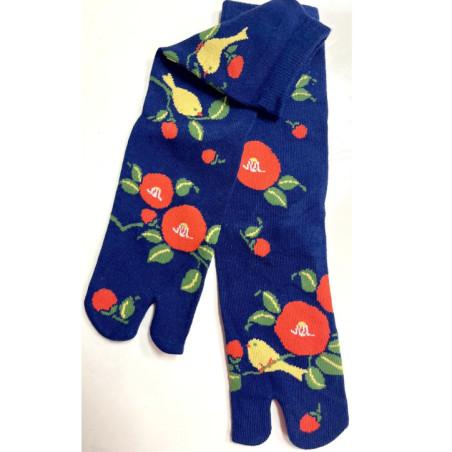 Chaussettes-tabis-coton-Rossignol-qui-chante-2