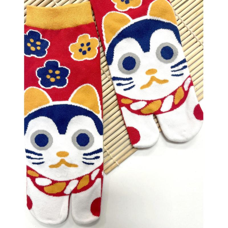 Chaussettes Japonaises tabis Chats Mangas