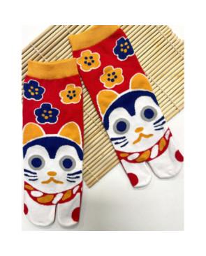 Chaussettes Japonaises tabis Chats Mangas