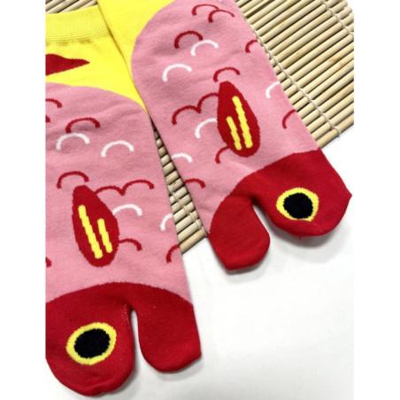 Chaussettes Japonaises Tabis Petit Poissons
