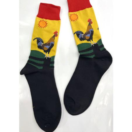 chaussettes-coton-coq-soleil-levant-mascotte-nationale