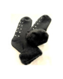 Chaussettes Chaussons Laine Polaire Anti Dérapant Chaussettes Chaussons Laine Polaire Anti Dérapant