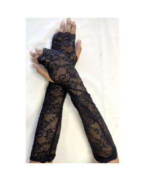 Mitaines Manchons Longue dentelle authentique
