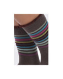 Chaussettes angora rayures Les petits Caprices
