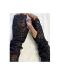 Mitaines Manchons Longue dentelle authentique