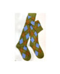 Mi bas coton Losange Argyle tendance