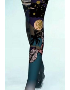 Collant imprimé Oasis de nuit 2
