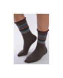 Chaussettes angora rayures Les petits Caprices