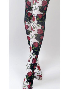 Collant fleurs Gerbe de Roses