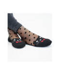 Chaussettes Crystal Plumetis Chats ludique