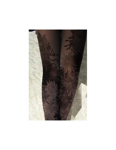 Collant imprimé Myrtres fleuries