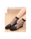Chaussettes Crystal Plumetis Chats ludique