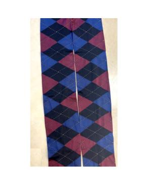 Collant-opaque-losanges-large-rouge-noir-bleu-détail