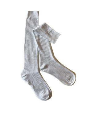 Mi-bas-cotes-fines-viscose-argenté-lurex-entier