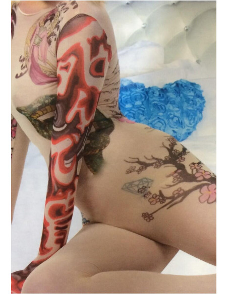 Combinaison intégrale Tatouage Geisha