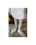 Chaussettes Fines Carreaux ludiques Psychédéliques
