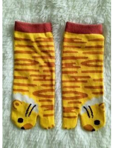 Chaussettes Japonaise Tigre rigolo