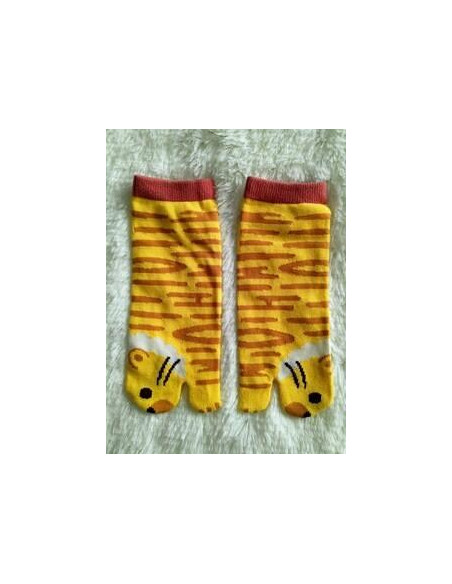 Chaussettes Japonaise Tigre rigolo