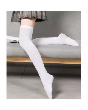 Jambière Microfibre opaque 50 Den blanche