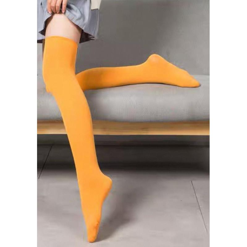 Jambières Microfibre opaque 50 Den Orange