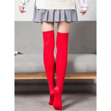 jambières-microfibre-lycra-rouge