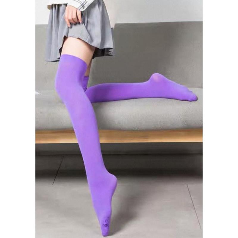Jambières Microfibre opaque 50 Den Lilas