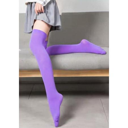 Jambières Microfibre opaque 50 Den Lilas
