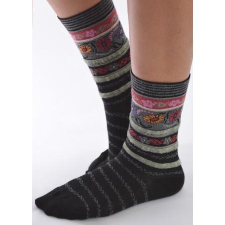 Bas opaque imprimé jeux de cartes