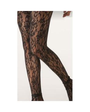 Collant  dentelle chic en fleurs Caprices