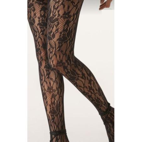 Collant  dentelle chic en fleurs Caprices