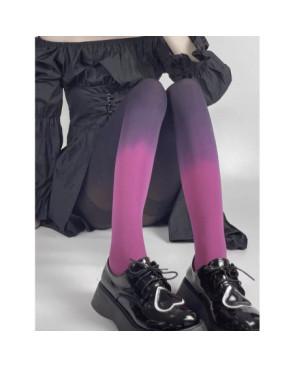 Collant Opaque  Violet Dégradé fushia