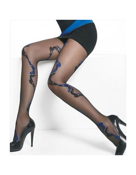 Collant Adrian Chloé noir Bleu